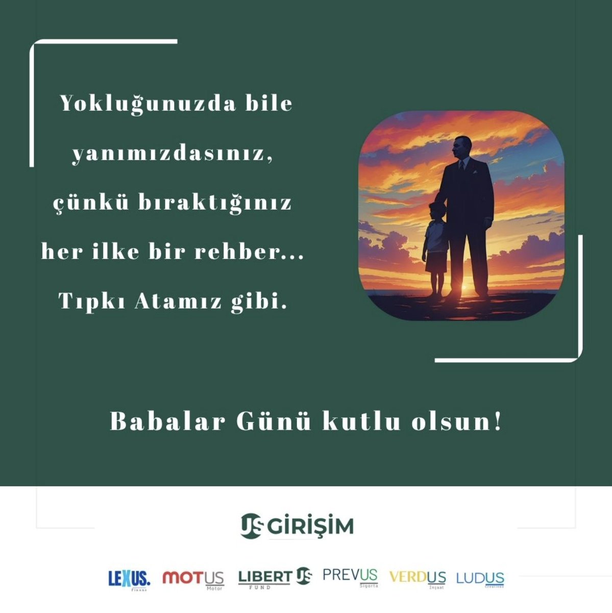 Babalar Günü kutlu olsun!