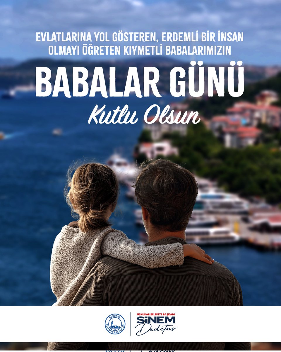 Evlatlarına yol gösteren, erdemli bir insan olmayı öğreten kıymetli babalarımızın Babalar Günü kutlu olsun.
