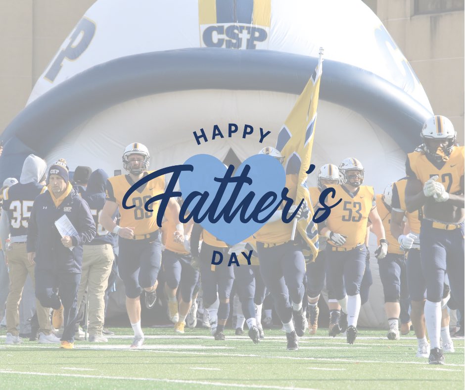 Happy Father’s Day from all of us at CSP Football. Today we honor the dads, grandfathers, mentors, and father figures who lead with love, strength, and sacrifice. Your example shapes generations. We’re grateful for the role you play in building men of character.