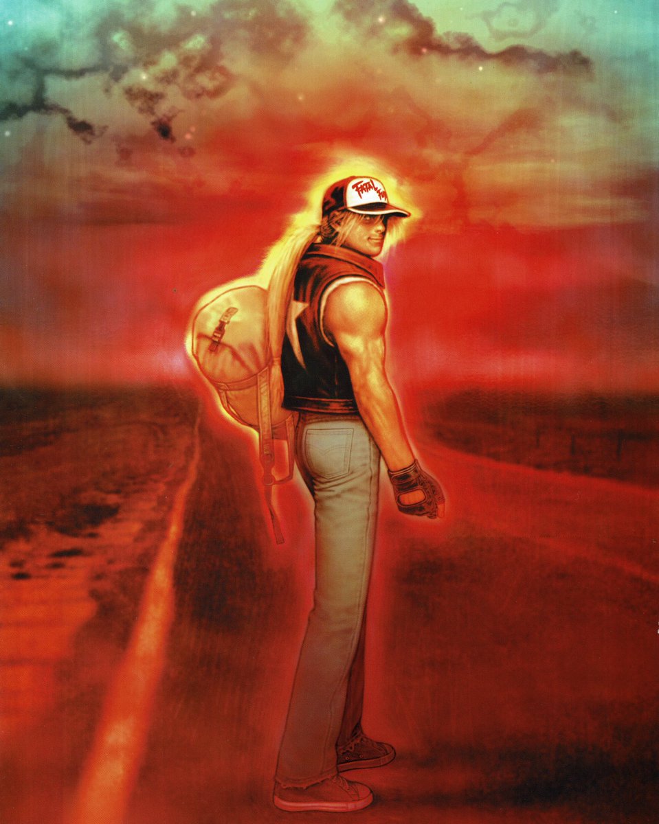 VGArtAndTidbits's tweet image. Terry Bogard - Neo Geo Freak magazine poster (December, 2000).