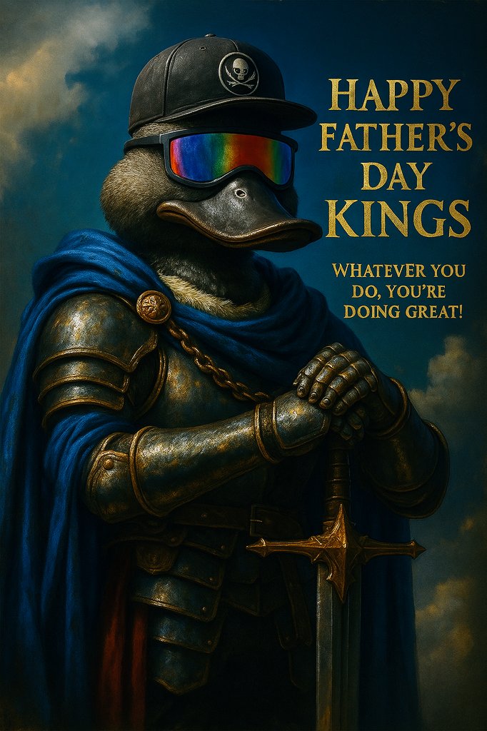Happy Father's Day Kings!

Youre great!

AI
