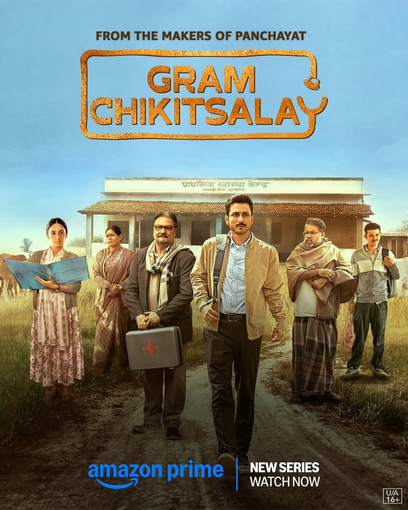TVF’s new web-series #GramChikitsalay on <a href="/PrimeVideoIN/">prime video IN</a> starring <a href="/amolparashar/">Amol</a> <a href="/pathakvinay/">Vinay Pathak</a> <a href="/akansharanjan/">Akansha Ranjan Kapoor</a> among others makes for a decent watch but the world, setting &amp; characters carries a lot of PANCHAYAT hangover and this sadly works against the series. Like <a href="/TheViralFever/">The Viral Fever</a> ‘s