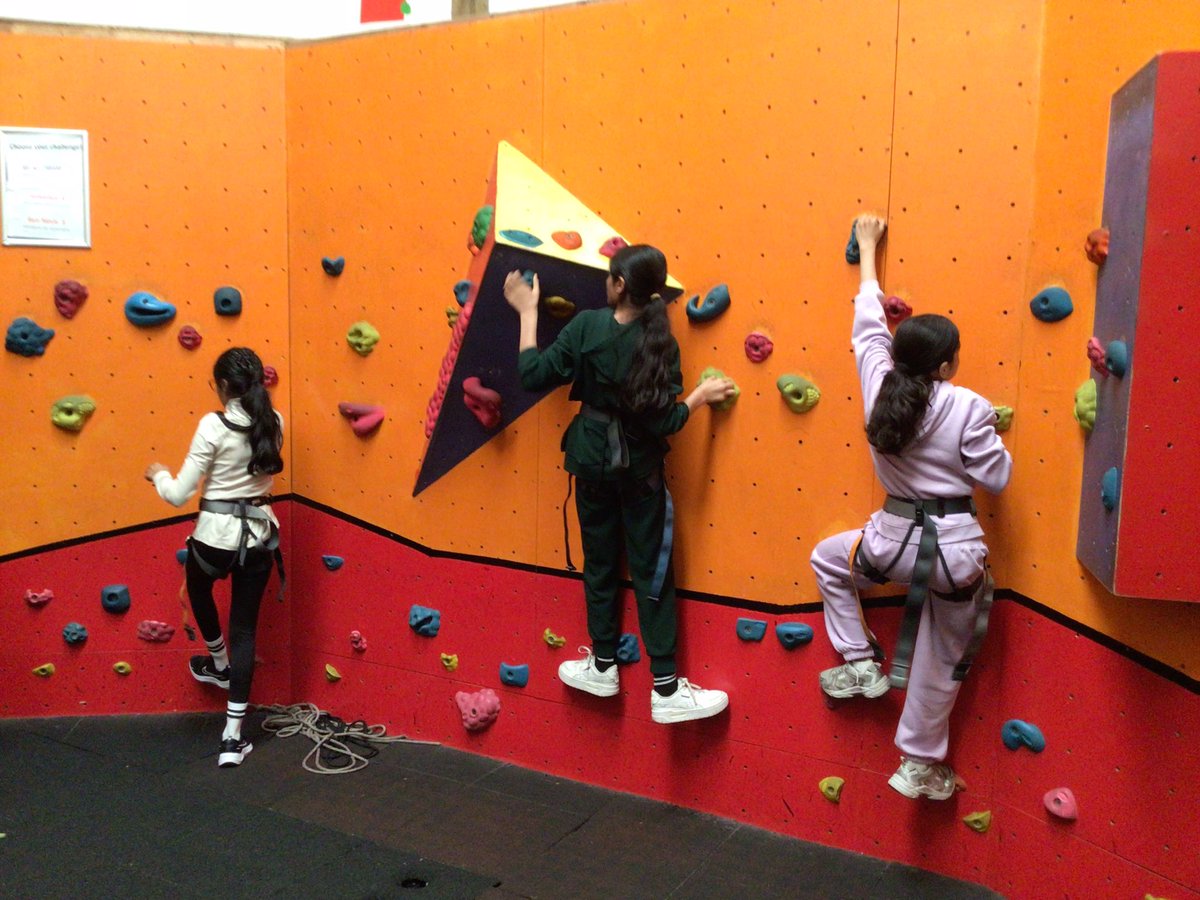 Last activity of the day. How high can we climb?