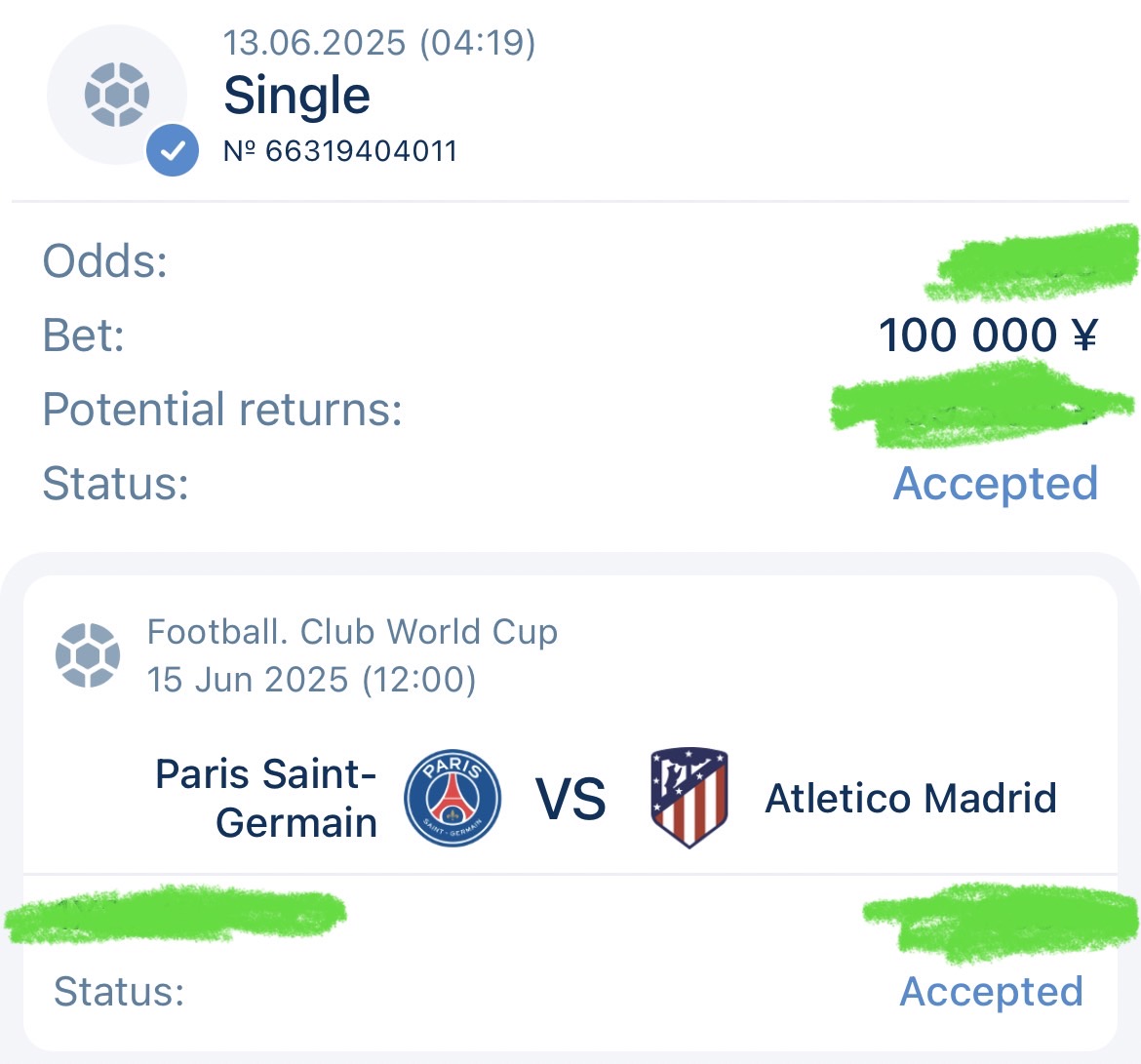 Footy Bro⚽️🇯🇵ML Bettor (@footy_bro) on Twitter photo 🚨🚨CLUB WORLD CUP MAX PLAY🚨🚨
PALMEIRAS @ PORTO
PSG @ ATLETICO MADRID
$1100→ $???🔥🔥
DROP A 𝐋𝐈𝐊𝐄 & 𝐑𝐓 &𝐂𝐎𝐌𝐌𝐄𝐍𝐓❤️❤️🔁💬💬
AND I’LL SEND YOU THE FULL PLAY 📲📲📲
MUST FOLLOW
<a href="/footy_bro/">𝑭𝒐𝒐𝒕𝒚 𝑩𝒓𝒐⚽️𝙑𝙄𝙋:𝙉𝙤 𝙒𝙞𝙣, 𝙉𝙤 𝙁𝙚𝙚</a>
OR YOU WON’T GET THE DM 📩📩📩
#CWC #PSG #AtleticodeMadrid 🚨🚨CLUB WORLD CUP MAX PLAY🚨🚨
PALMEIRAS @ PORTO
PSG @ ATLETICO MADRID
$1100→ $???🔥🔥
DROP A 𝐋𝐈𝐊𝐄 & 𝐑𝐓 &𝐂𝐎𝐌𝐌𝐄𝐍𝐓❤️❤️🔁💬💬
AND I’LL SEND YOU THE FULL PLAY 📲📲📲
MUST FOLLOW
<a href="/footy_bro/">𝑭𝒐𝒐𝒕𝒚 𝑩𝒓𝒐⚽️𝙑𝙄𝙋:𝙉𝙤 𝙒𝙞𝙣, 𝙉𝙤 𝙁𝙚𝙚</a>
OR YOU WON’T GET THE DM 📩📩📩
#CWC #PSG #AtleticodeMadrid