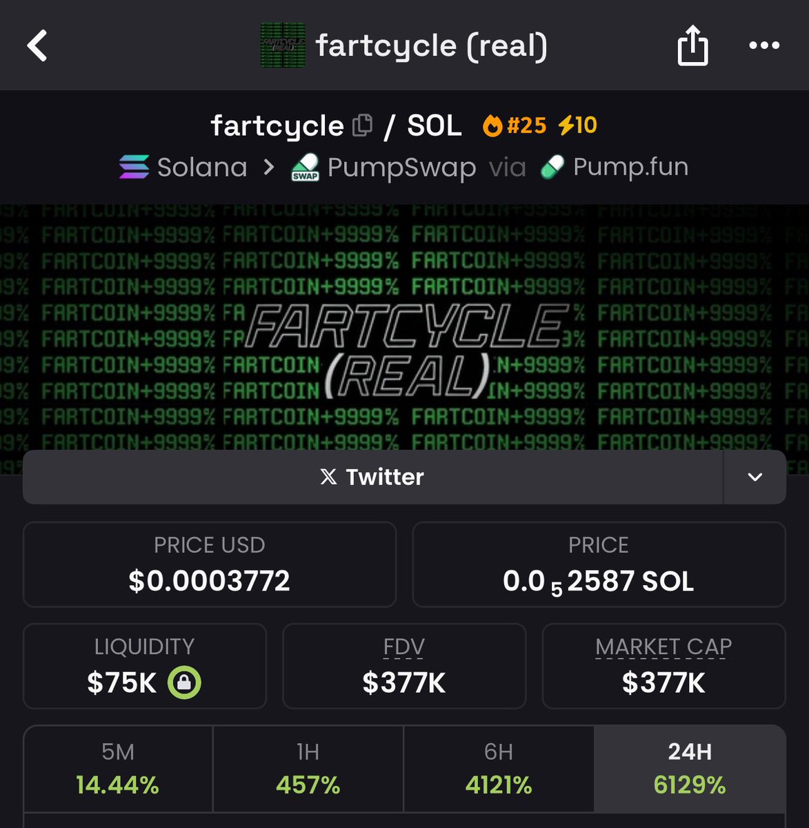 AccExplorer's tweet photo. #fartcycle

Higher 

5d82791nEub4A6WJR4t5rtDUrM1CrWdcw4kea4U9pump

$fart #fartcat #fartdog #farttoken #fartcoin https://t.co/U0CH3egwMs