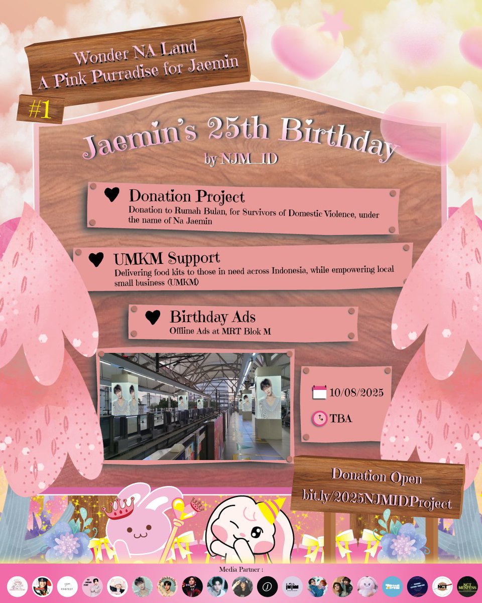 2025 JAEMIN PROJECT by NJM ID      

           🩷 𝐖𝐨𝐧𝐝𝐞𝐫𝐍𝐀𝐥𝐚𝐧𝐝 🩷

✨ Donation door is now OPEN — let’s fill it with love and pink dreams 💫
[bit.ly/2025NJMIDProje…]

#WonderNAland #APinkPurradiseForJaemin