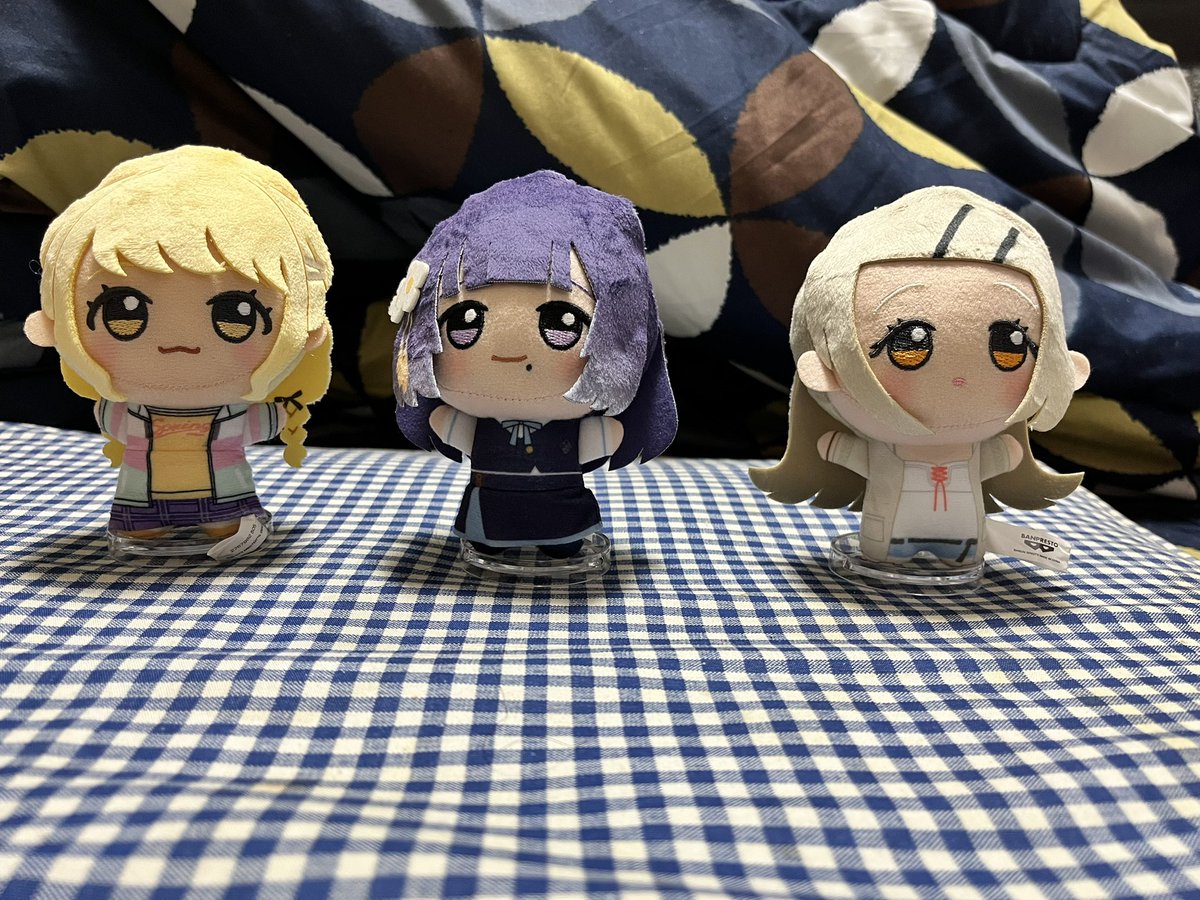 Zuaq8U's tweet image. ＃初星学園ぬいぬい部 
3人お迎えする事ができました。