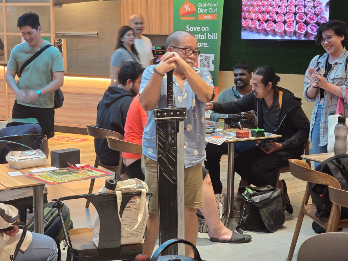 We had plenty of epic moments over the weekend - but nothing beats winning a Buster Sword in Quantum Nexus Kuala Lumpur's Magic: The Gathering tournament ⚔️ Thank you to everyone who participated!