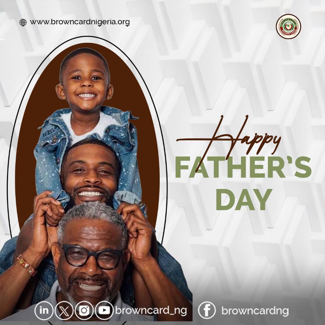browncard_ng's tweet photo. Today, we celebrate the quiet strength, unwavering sacrifice, and guiding presence of the men who inspire, protect, and provide. To every hero whose footsteps we follow and whose love anchors generations, thank you. 
#FathersDay
#ECOWASBrownCard https://t.co/1uB6E7HY7J