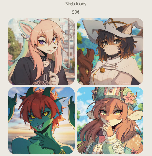 Commissions are open o/ go on TH or FA to order !