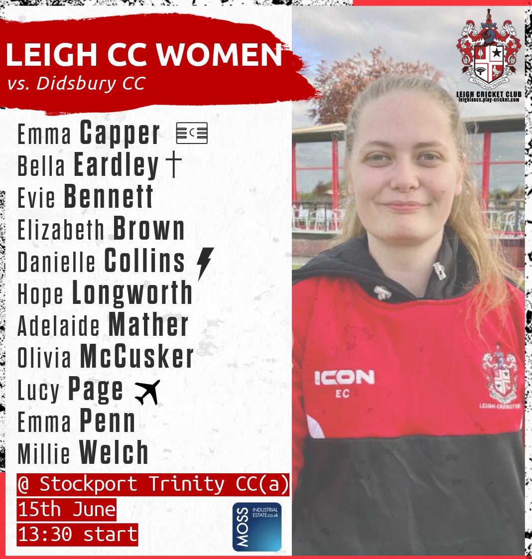 Another couple of great games today. Why don’t you come down to Beech Walk to celebrate Father’s Day 👌🏼  
🔴 🕷️ 
#LeighCC