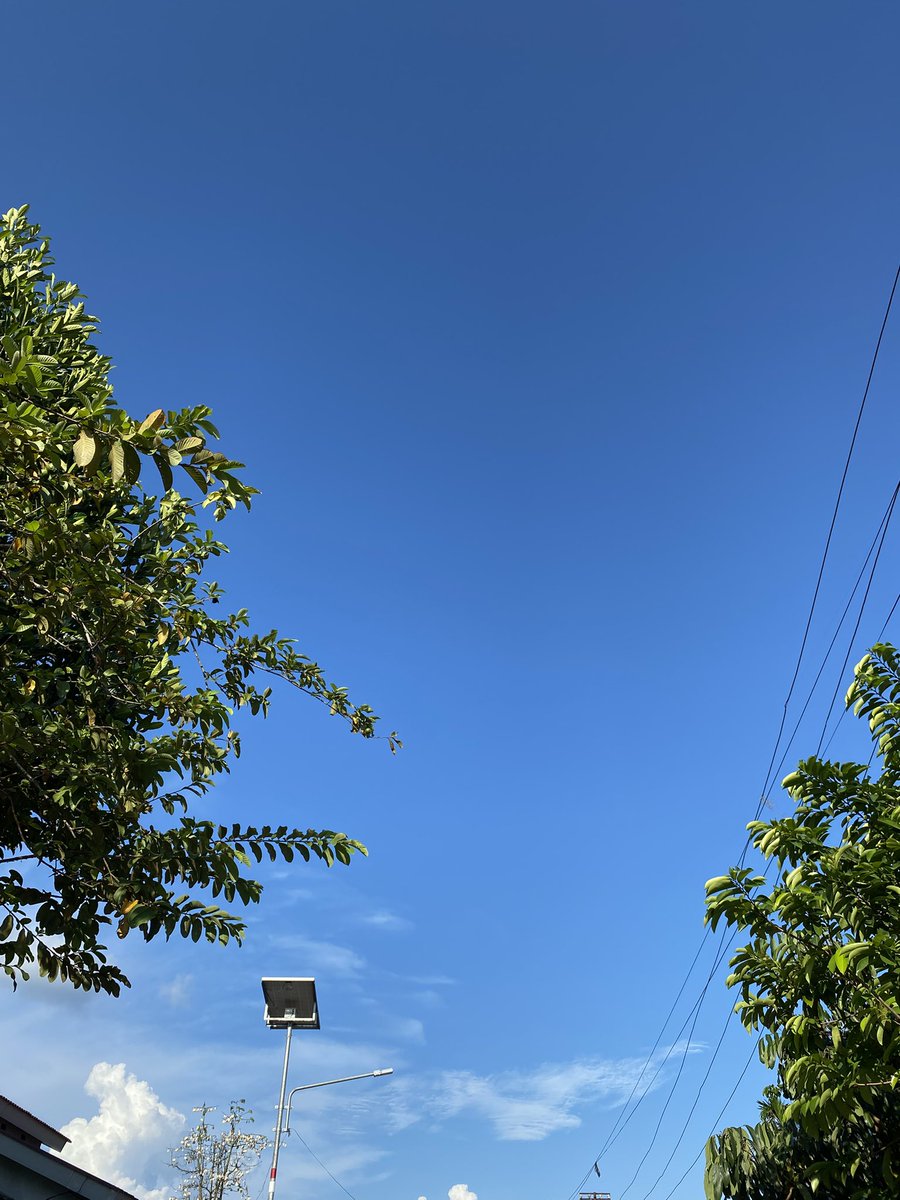 TaleofPoet's tweet image. Hari ini langitnya cerah sekali.