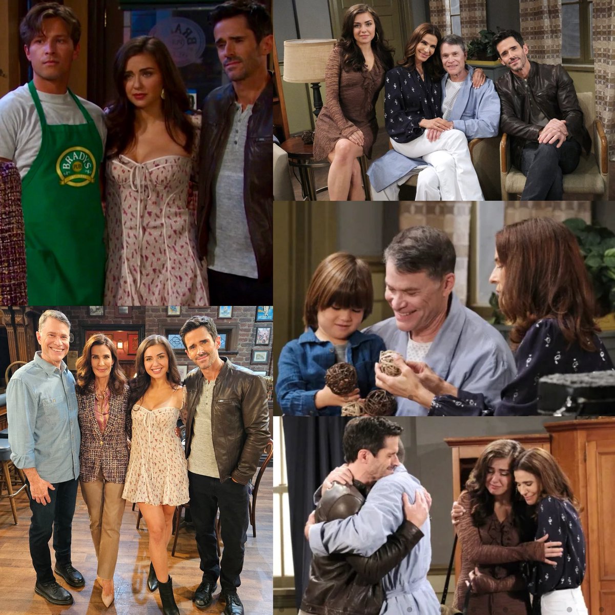 evangelia69's tweet photo. Happy Fathers Day Bo Brady & @peterreckell! It was so lovely seeing Bo reconnect with some of his kids & grandkids recently. His role as daddy โprotectorโ since the 80โs has always been a pleasure to watch. Hope we see more of this side of Bo in the coming months & years! #Days https://t.co/oG0QqUSlUR