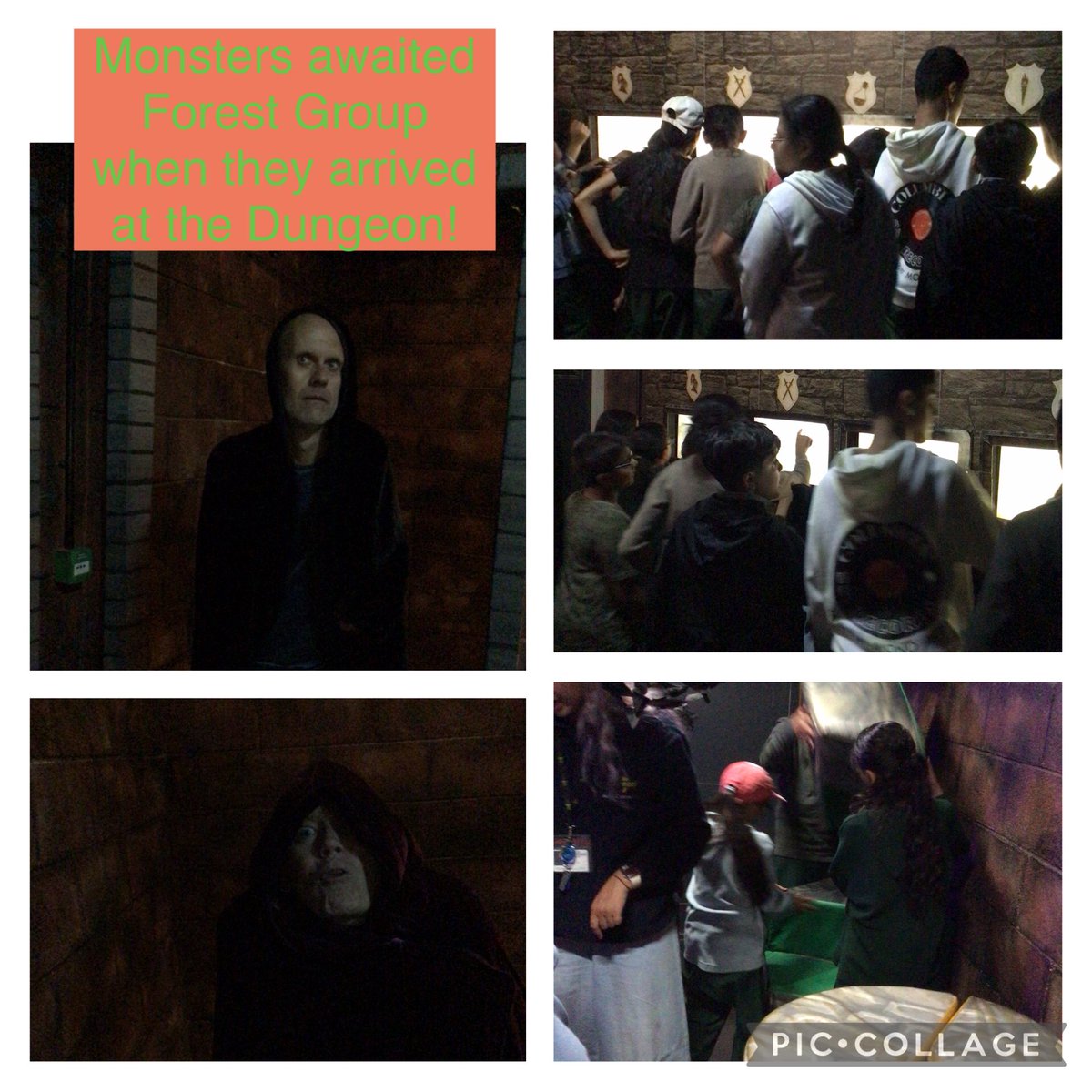 Final activity for Forest Group when- The Dungeon…