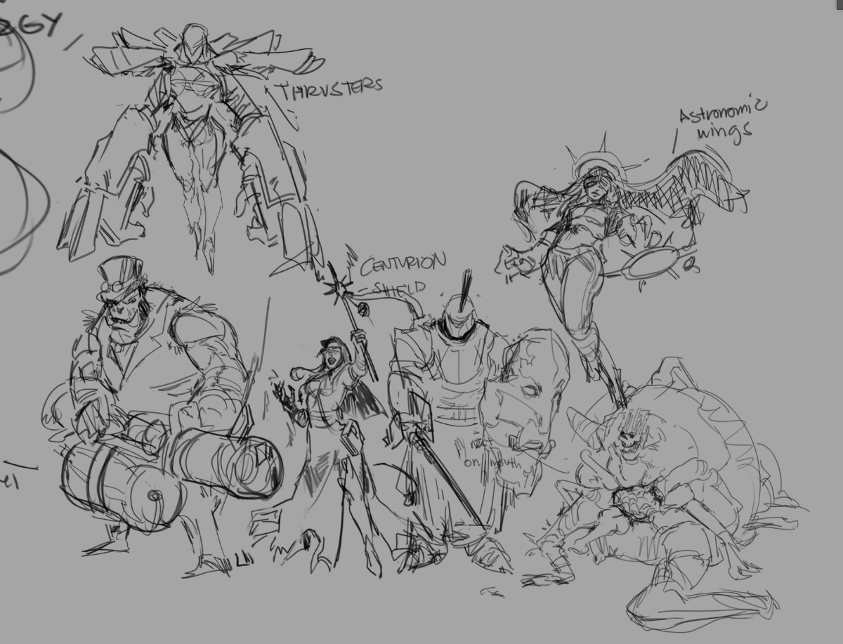 lander2kk's tweet image. sketches for a project im involved with 

its been a while guys can u drop a hello!

#smallartist  #artshare  #artmoots