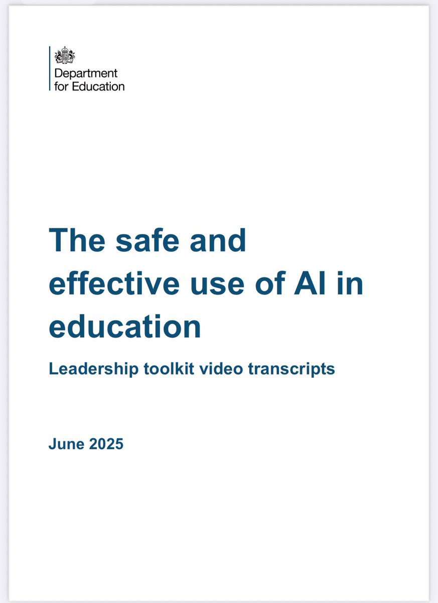 Christian Turton (@christianturton) on Twitter photo Working with the <a href="/educationgovuk/">Department for Education</a> on developing AI materials was a brilliant experience. Lizzie, Matt and Freya were incredibly knowledgeable and supportive—always giving clear, specific, actionable feedback. A real model of collaboration. #AIinEducation … Working with the <a href="/educationgovuk/">Department for Education</a> on developing AI materials was a brilliant experience. Lizzie, Matt and Freya were incredibly knowledgeable and supportive—always giving clear, specific, actionable feedback. A real model of collaboration. #AIinEducation …