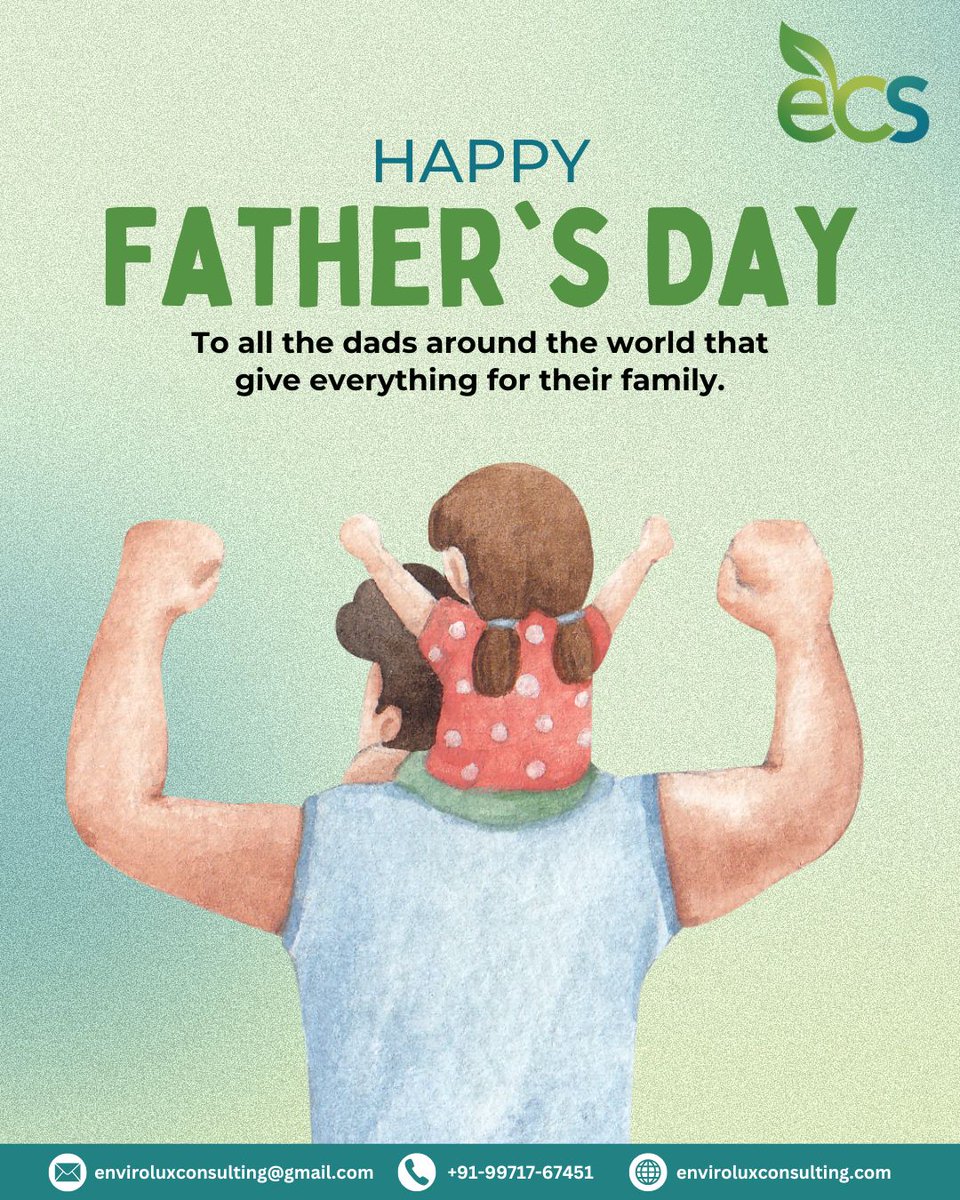EnviroluxCo's tweet photo. Happy Fathers Day from Envirolux Consulting 👔🌱

Today we honor the fathers who lead with heart and shape a better tomorrow. Your strength wisdom and care inspire us every day

#FathersDay #EnviroluxConsulting #Gratitude #Leadership #Sustainability https://t.co/UjAOOJpQkS