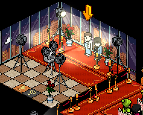 Habbotherese's tweet image. me and my date zich checking in at the oscars
#habboorigins