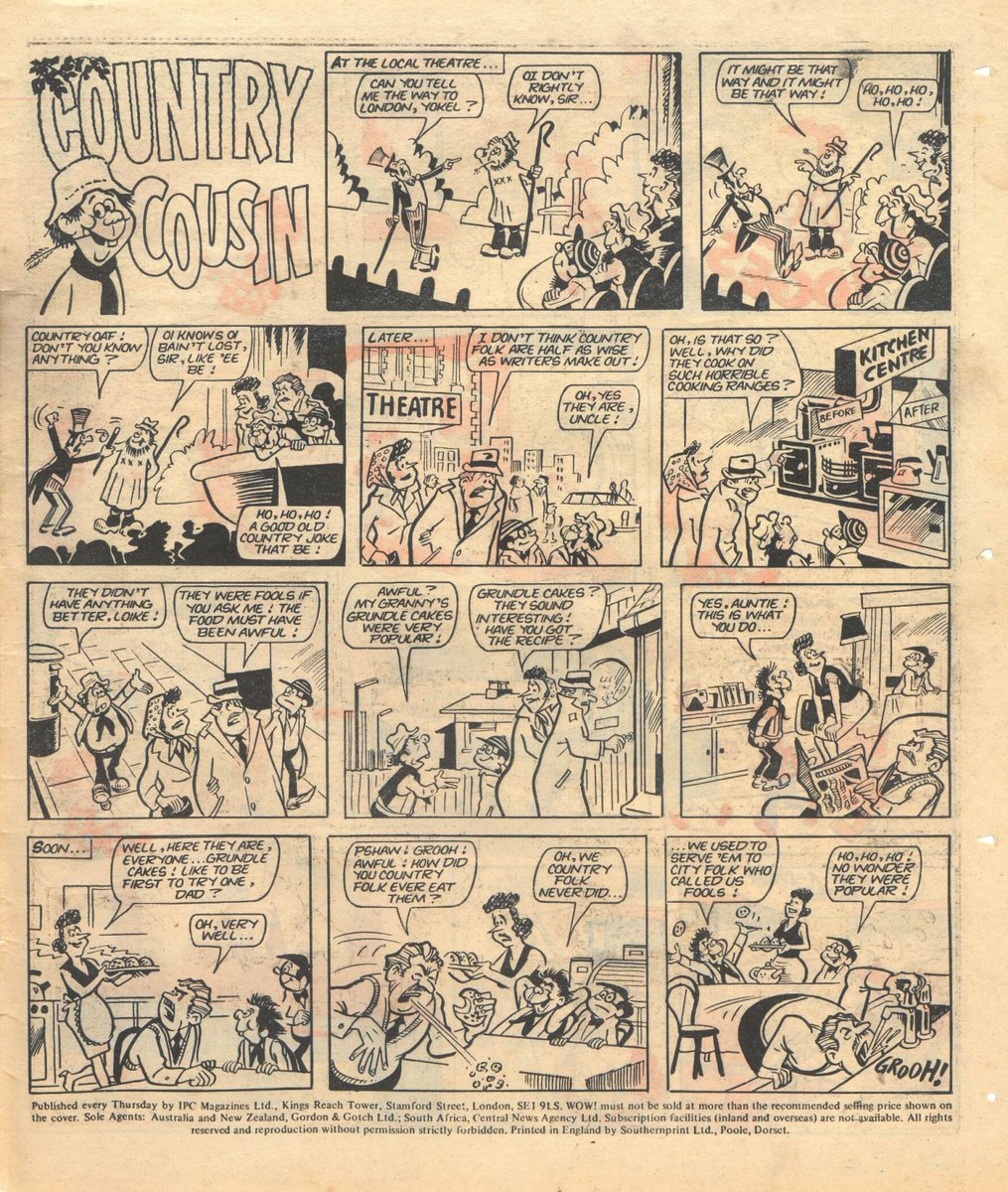 thefcfc's tweet image. Country Cousin, as discussed in the special 'Best Of' episode 21 of The Funny Comics Fan Club - available in all good newsagents and wherever you get your podcasts!
(artist Doug Goodwin, copyright Rebellion)
podbean.com/eas/pb-mfs2b-1…
