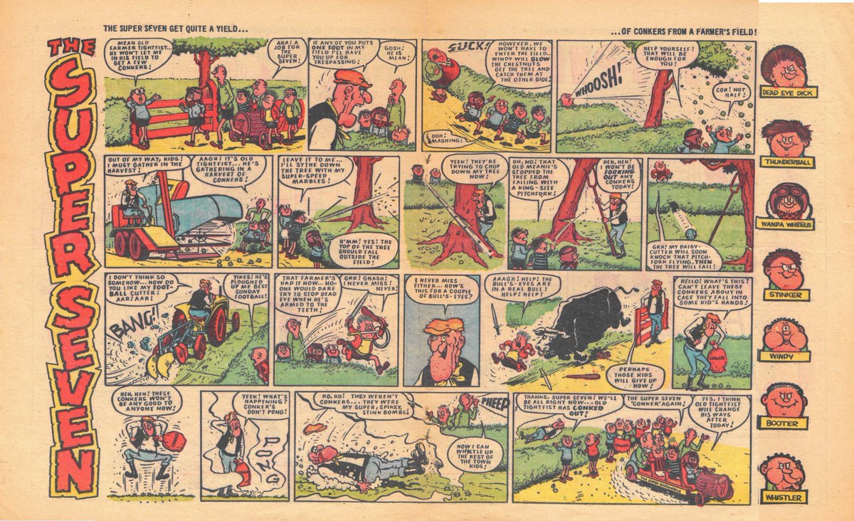 thefcfc's tweet image. The Super Seven, as discussed in the special 'Best Of' episode 21 of The Funny Comics Fan Club - available in all good newsagents and wherever you get your podcasts!
(artist Mike Lacey, copyright Rebellion)
podbean.com/eas/pb-mfs2b-1…