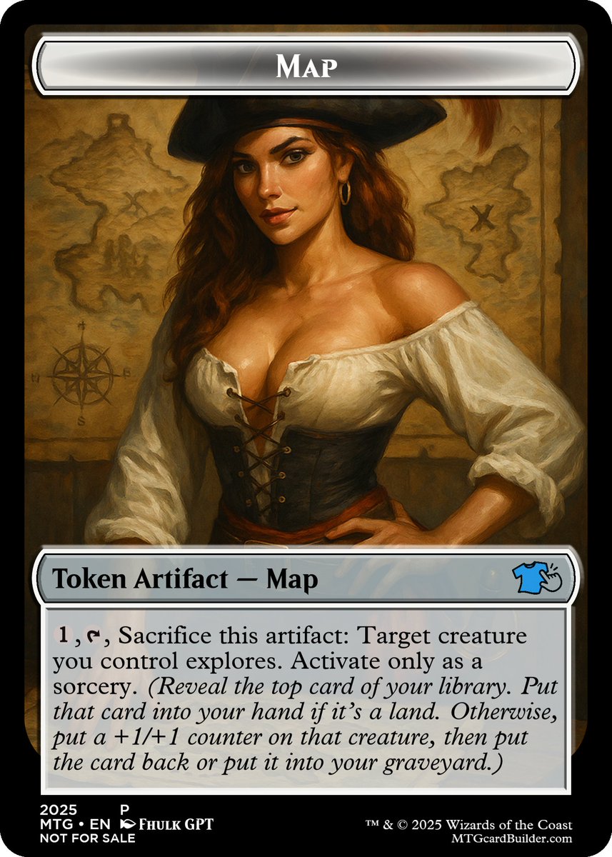 TFhulk's tweet photo. 🚨 New custom MTG token drop!
Pirate vibes incoming 🏴‍☠️
Which version should I print?
🔥 Realistic fantasy art
🌸 Anime-style flair

Vote below 👇
Would you play this in your Commander deck?
#MTG #EDH #MagicTheGathering #CustomToken #TapThatShirt https://t.co/gH5z90u4qB