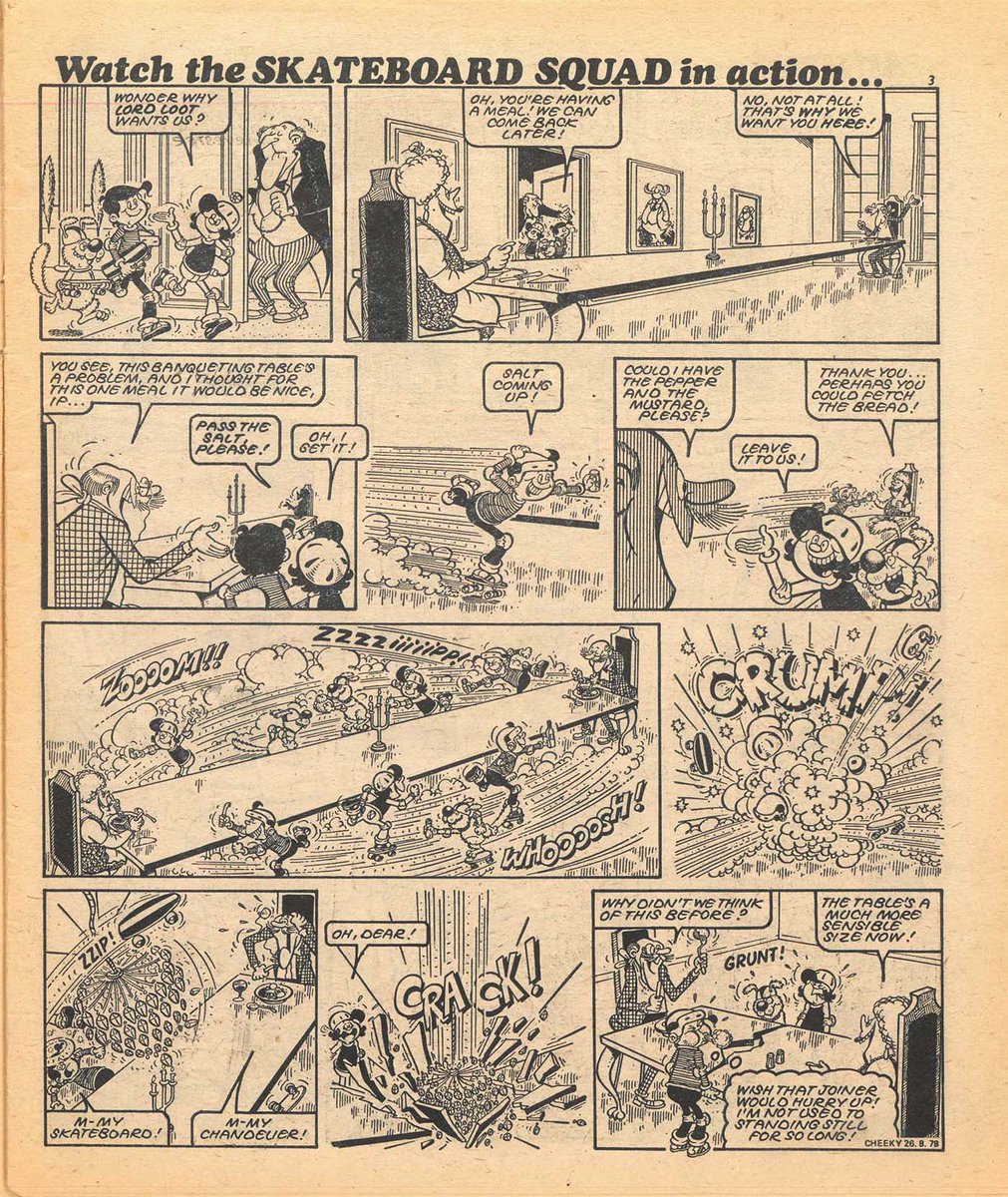 thefcfc's tweet image. Skateboard Squad, as discussed in the special 'Best Of' episode 21 of The Funny Comics Fan Club - available in all good newsagents and wherever you get your podcasts!
(artist Jimmy Hansen, copyright Rebellion)
podbean.com/eas/pb-mfs2b-1…