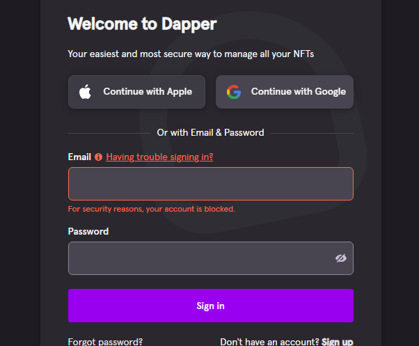 I have been blocked by <a href="/dapperlabs/">Dapper Labs</a>  from <a href="/playMFL/">MFL</a>. I want to quickly explain the process to you and leave the judgment to you. It was the final minutes of the transfer window in MFL, and I made a last-minute agreement with someone. I completed the transfer just before the