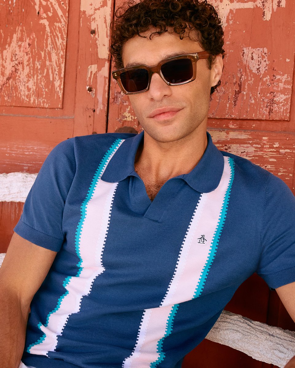 Not your average knit. Our new sweater polos are built for warmer days with a breathable knit, sharp collar and a throw-on-and-go attitude that works for al fresco days to sundowner nights. #OriginalGoodTime🐧