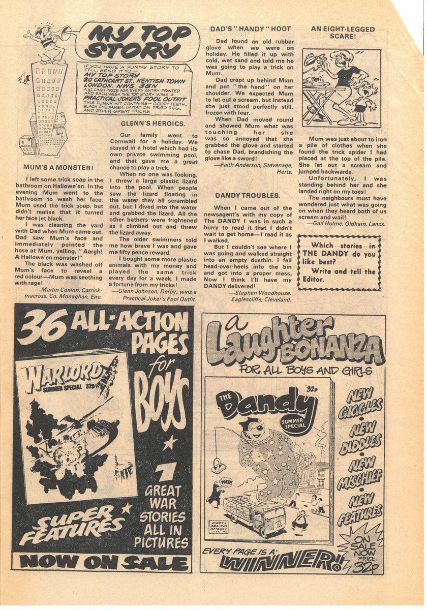 thefcfc's tweet image. My Top Story, as discussed in the special 'Best Of' episode 21 of The Funny Comics Fan Club - available in all good newsagents and wherever you get your podcasts!
(copyright DC Thomson)
podbean.com/eas/pb-mfs2b-1…