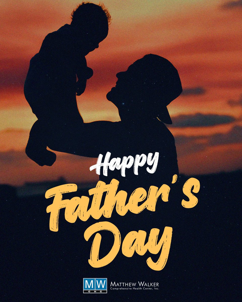 To every dad and father figure—your love, care, and presence make all the difference. Today, we honor the role you play in building healthy families and stronger communities.

Happy Father’s Day from all of us at Matthew Walker Comprehensive Health Center. 💙