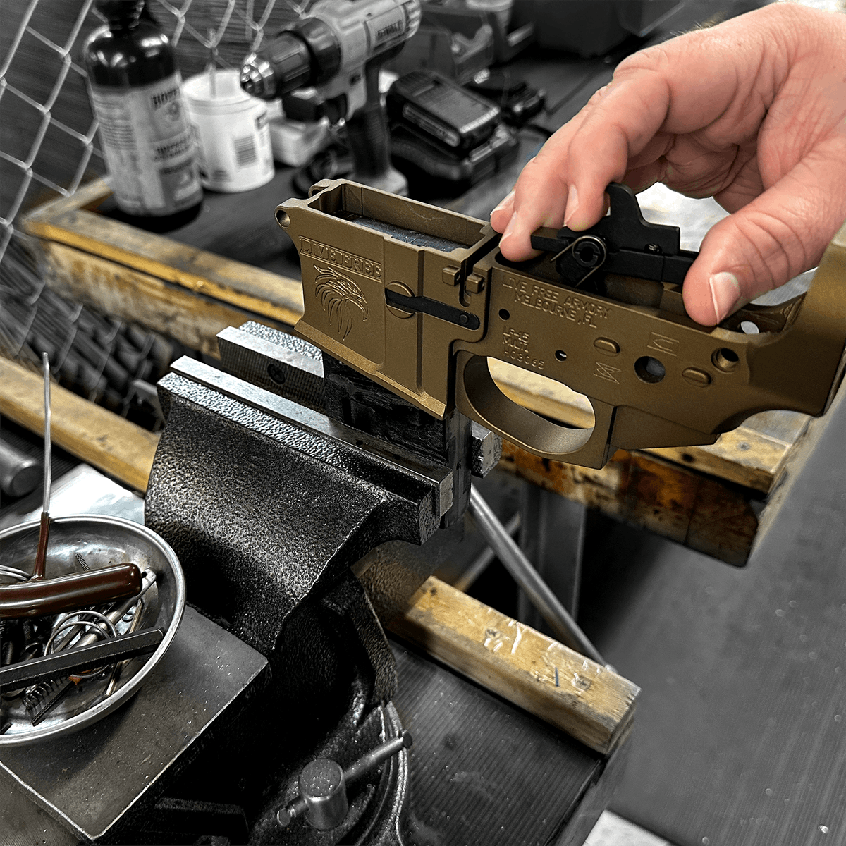 To the dads who build ARs like they're Legos for grown-ups—Happy Father’s Day! May your parts kit always be complete and your detent springs never go flying. 🧰🛠️