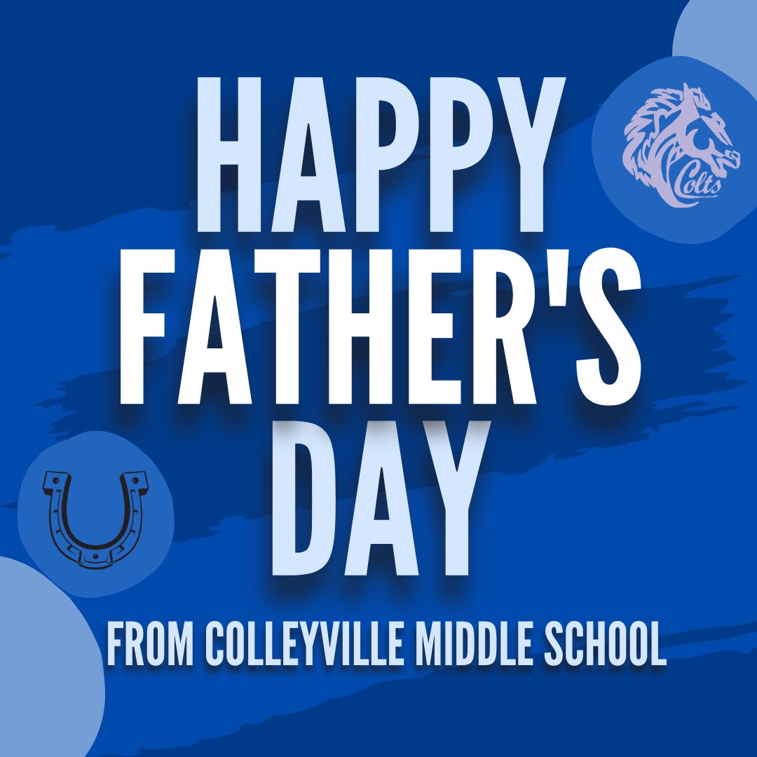Colleyville Middle School (@cmscolts) on Twitter photo Wishing all the CMS Dads a Happy Fatherโs Day! ๐๐ค๐ด <a href="/CMSDadsClub/">Colleyville Middle Dadsโ Club</a> Wishing all the CMS Dads a Happy Fatherโs Day! ๐๐ค๐ด <a href="/CMSDadsClub/">Colleyville Middle Dadsโ Club</a>