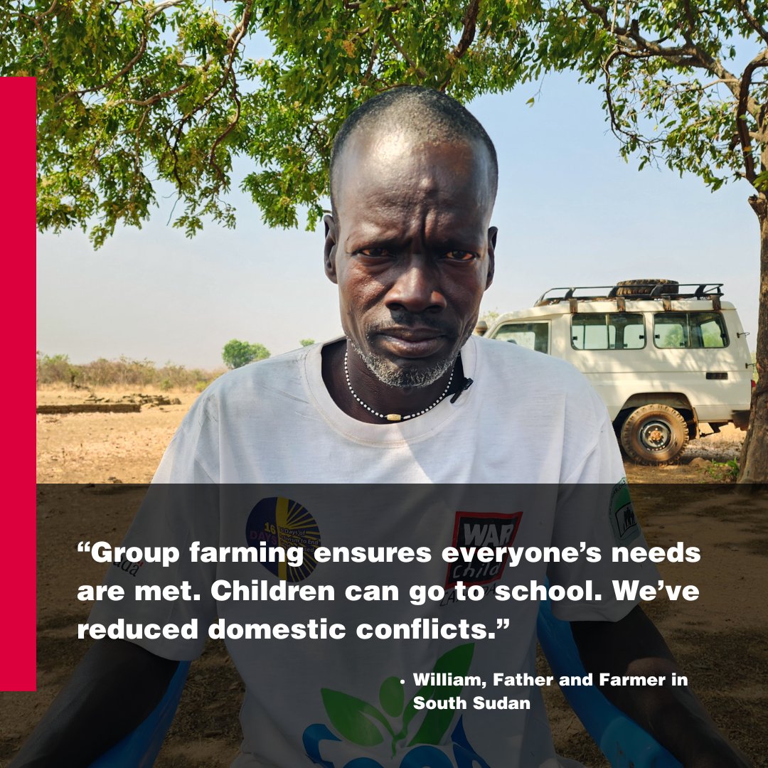War Child Canada (@warchildcan) on Twitter photo This #FathersDay, we celebrate fathers like William in #SouthSudan - 7 children & leader transforming his community.
“Now, group farming ensures everyone’s needs are met. Children can go to school. We’ve reduced domestic conflicts.” #FEEDII <a href="/DevCanada/">Développement Canada</a> <a href="/worldvisioncan/">World Vision Canada</a> <a href="/carecanada/">CARE Canada</a> This #FathersDay, we celebrate fathers like William in #SouthSudan - 7 children & leader transforming his community.
“Now, group farming ensures everyone’s needs are met. Children can go to school. We’ve reduced domestic conflicts.” #FEEDII <a href="/DevCanada/">Développement Canada</a> <a href="/worldvisioncan/">World Vision Canada</a> <a href="/carecanada/">CARE Canada</a>