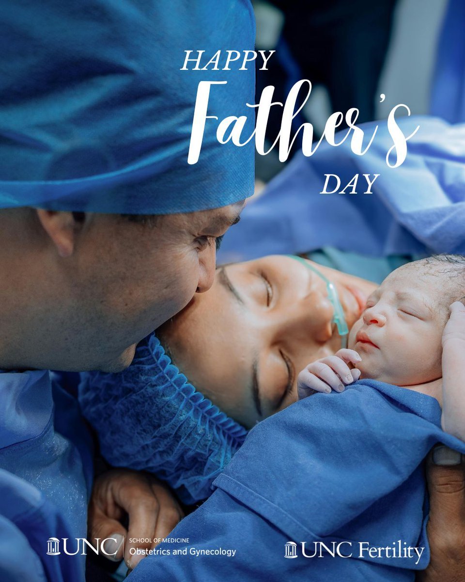 UNCOBGYN's tweet image. Today we celebrate all the fathers and father figures who support, nurture, and stand by their loved ones through every step of the parenting journey. From offering strength in the delivery room to embracing the late-night feedings and first diaper changes, your presence means…