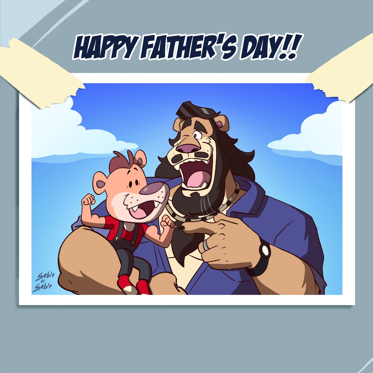 SableElSable's tweet image. Special post for today, A pic of 6 years old Daniel and his Father, Augusto De León! happy father's day!