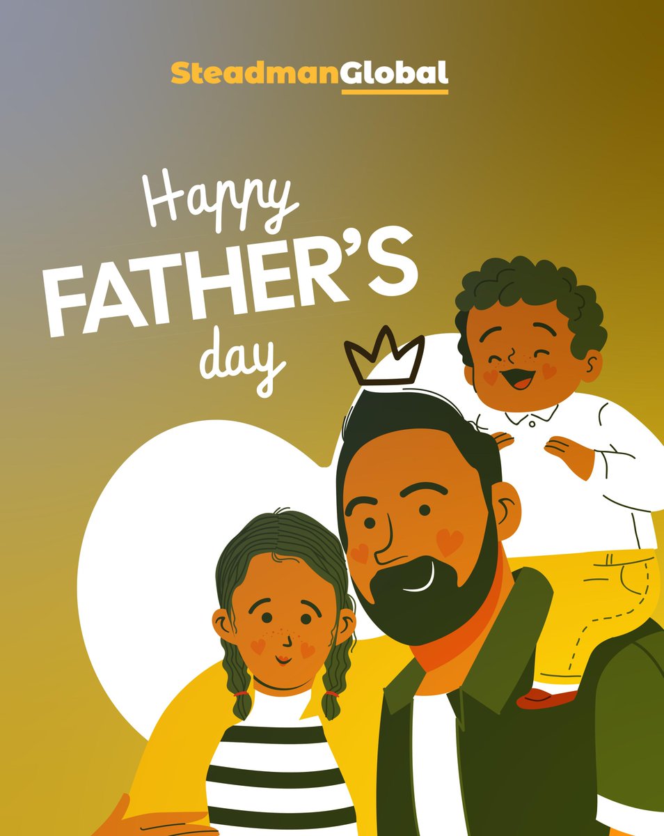 Fathers are the bedrock of the family, often making sacrifices and taking risks so that those they love can have a better life. A Happy Father's Day from all of us at Steadman!