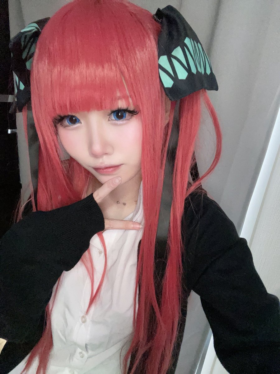五等分の花嫁コスプレ中野二乃コスプレ コスプレイヤー・うらまる、「五等分の花嫁」中野二乃のなりきり