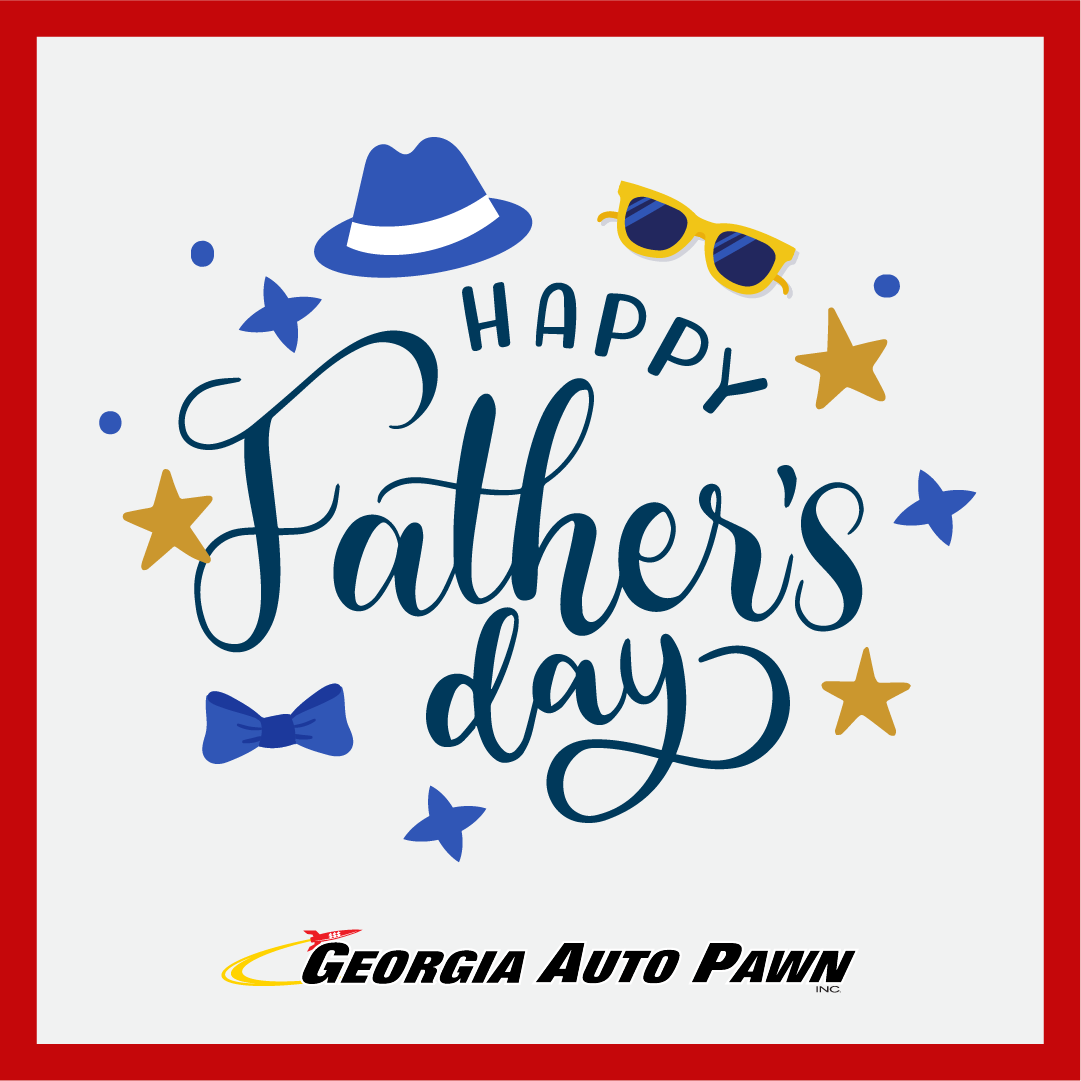 GeorgiaAutoPawn's tweet photo. To all the amazing fathers out there - thank you for being our heroes, mentors, and guiding lights! 💪💫 

We at Georgia Auto Pawn, Inc., celebrate your dedication and commitment to your families. 🎉

What's your favorite memory with your dad? 

#FathersDay #Dads #GeorgiaAutoPawn https://t.co/xF0AQFMmfd