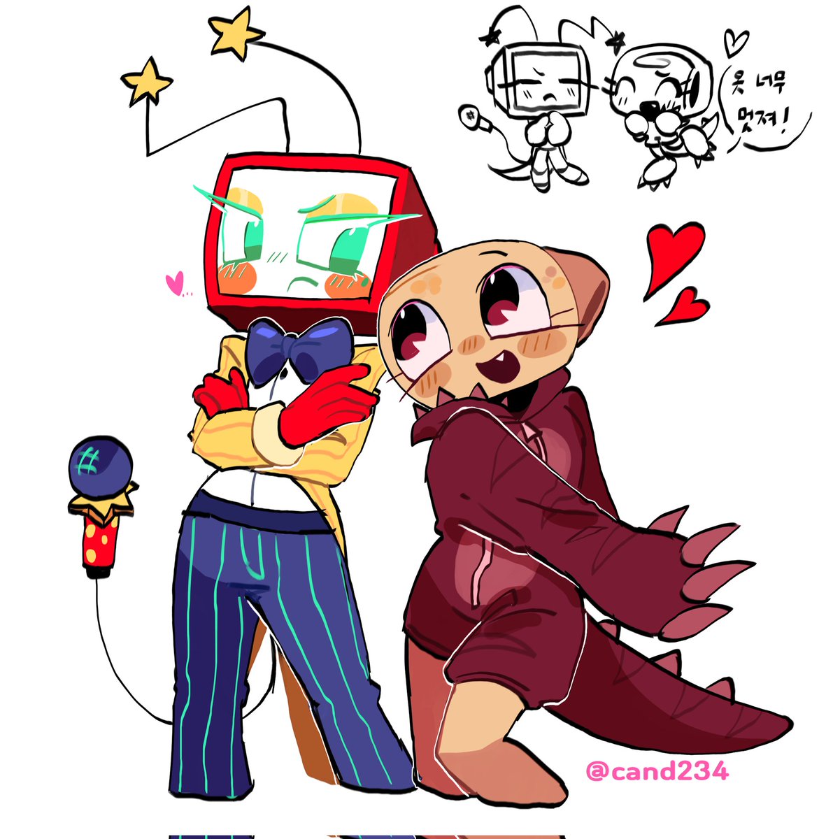 #dandysworld
사리님과 연교~📺🦖