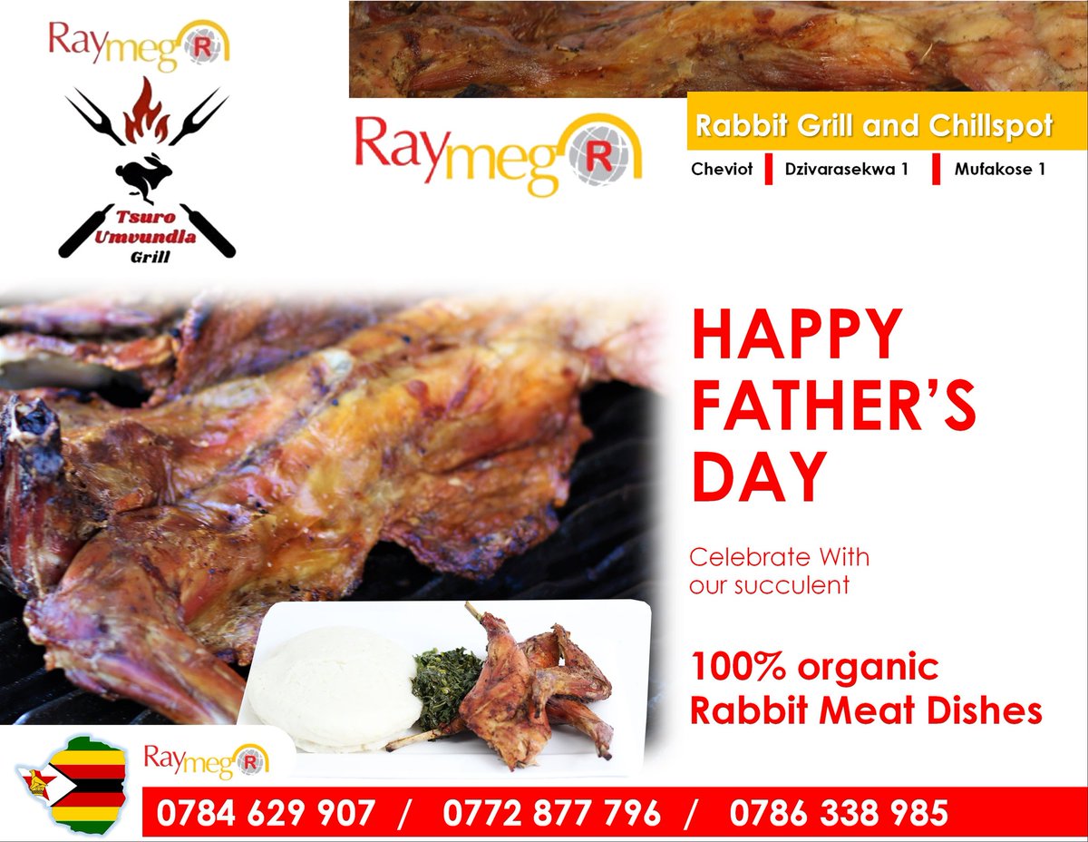 Happy Father's Day to all the amazing dads out there! 🐰❤️ At Raymeg Rabbit Grill and Chillspot, we're celebrating the love, care, and dedication of fathers who bring joy and warmth to their families. 
#FathersDay2025