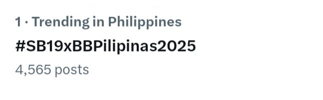 istroberi888's tweet photo. WE ARE NOW TRENDING AT NO. 1

@SB19Official #SB19
#SB19xBBPilipinas2025 https://t.co/XpEYnolzUl