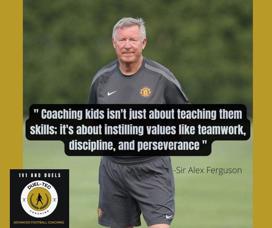 A core value at <a href="/DuelTecCoaching/">Duel Tec Football Coaching</a> is to develop the person as well as the player. 

We strongly believe that good people make great players, so our mission is to develop young people to excel in both areas.

#youthdevelopmentfootball #footballcoaching #lifeskills #footballtraining