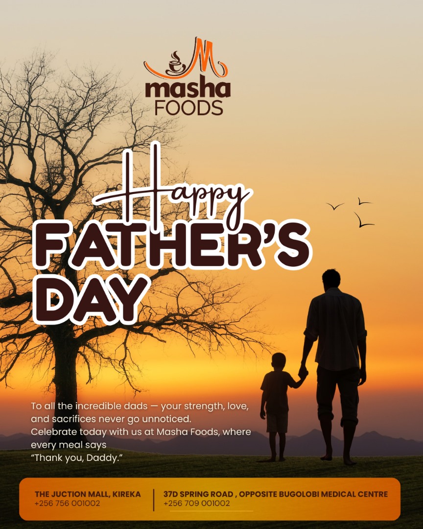 To all the taatas who grind daily and still make us smile — today is for you!
Come eat like the king you are at Masha Foods.
#TaataWaffe #FathersDayUG 
#MashaFoodsLove #fathersday 
#CelebrateTaata