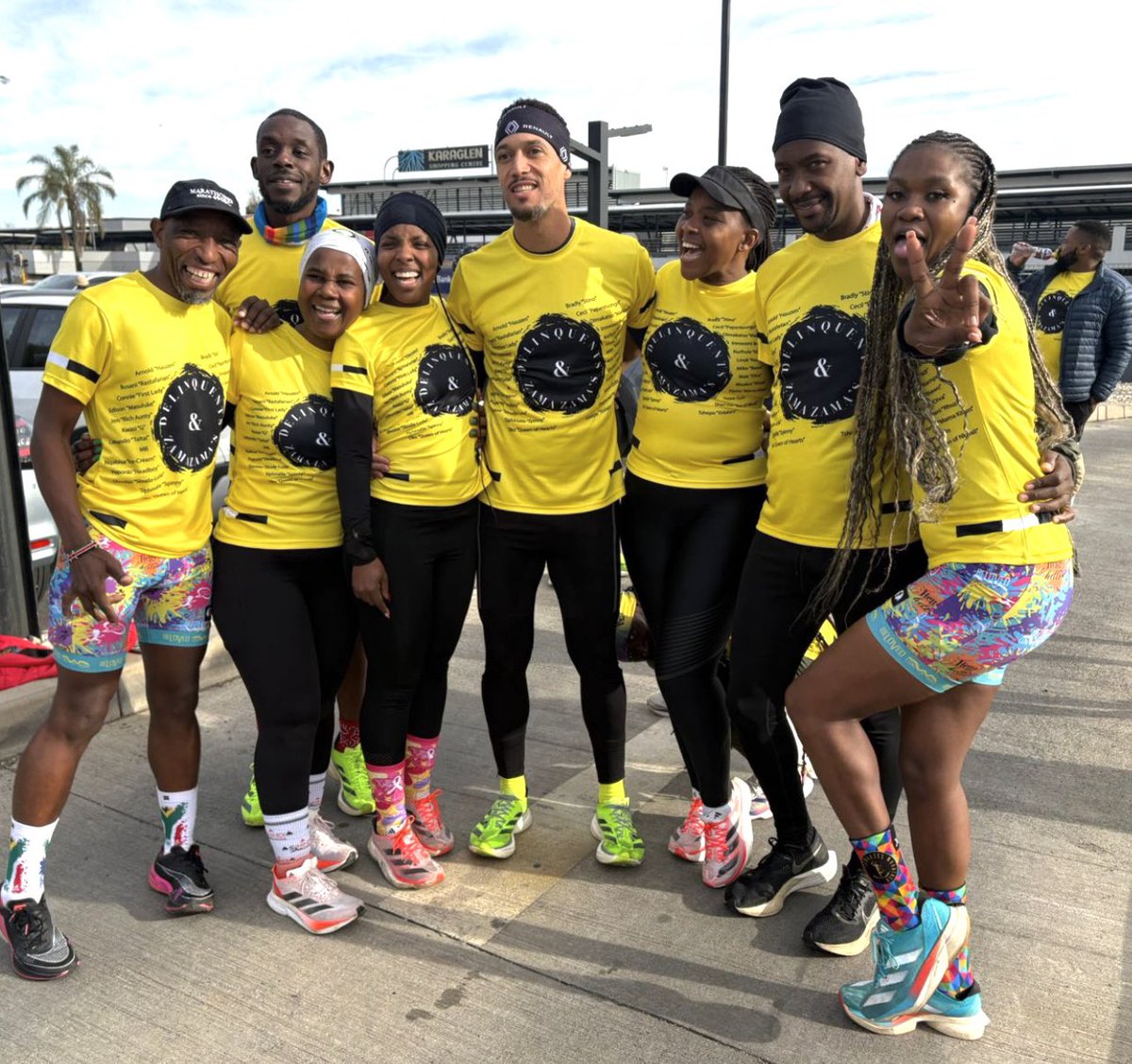 Easy Sunday 10km run with <a href="/Walter_Lethu/">Lethu</a> and squad 🖤💛✌🏾#fetchyourbody2025 #TrapNLos #SkhindiGangCoaching #IPaintedMyRun #RunningWithTumiSole #SundayMotivation #FathersDay2025  #FitMom #FathersDay  #FitnessGoals