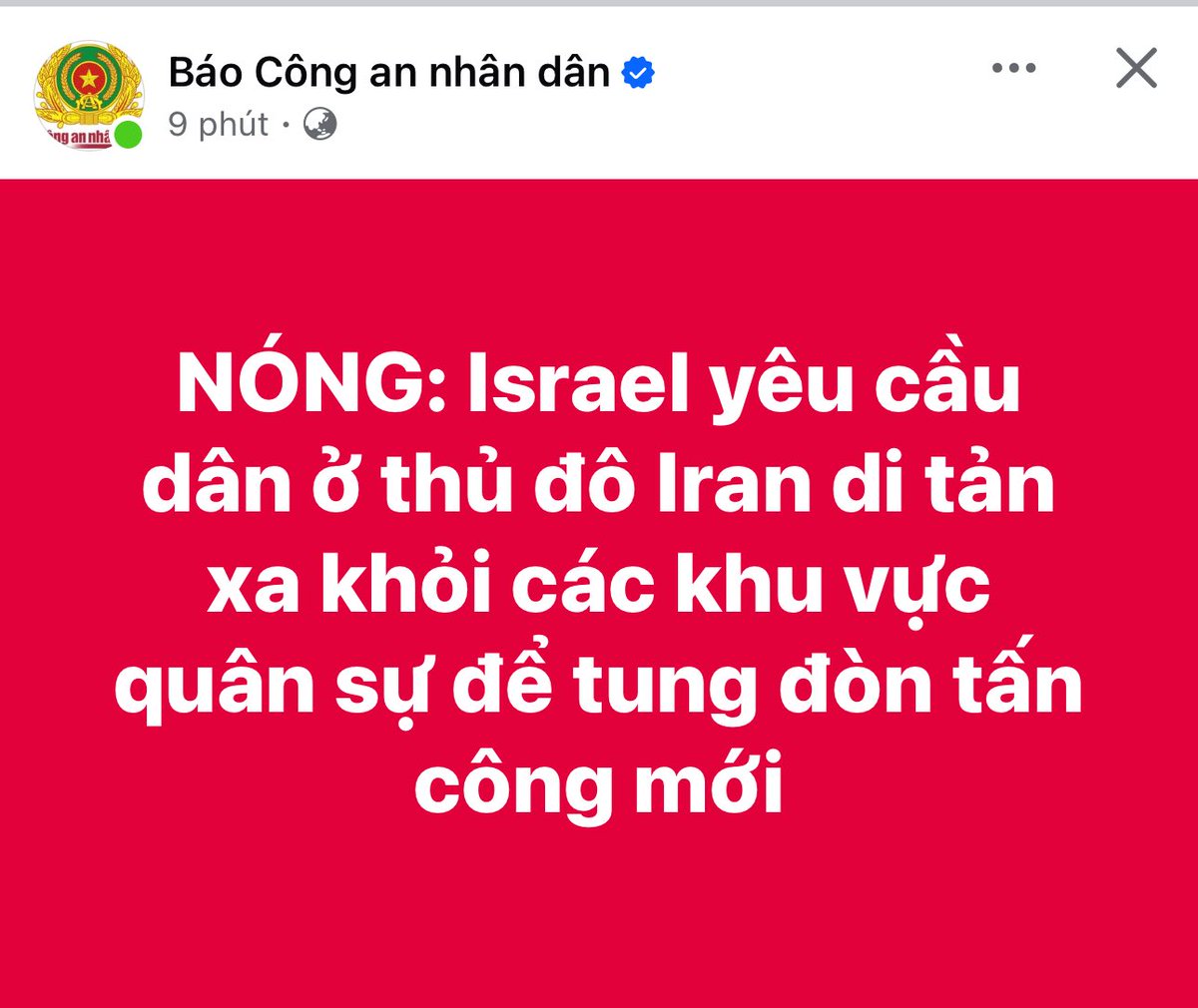 Nhân đạo thật.

Tôi không hiểu vì sao mà Israel với Iran thay nhau dội bom vào tài khoản của tôi.

Tôi đã làm gì sai chứ?