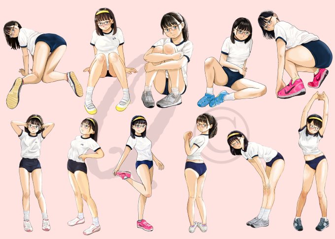 4年前のブルマ絵たち
ブルマ好きは変わらずです…😱 