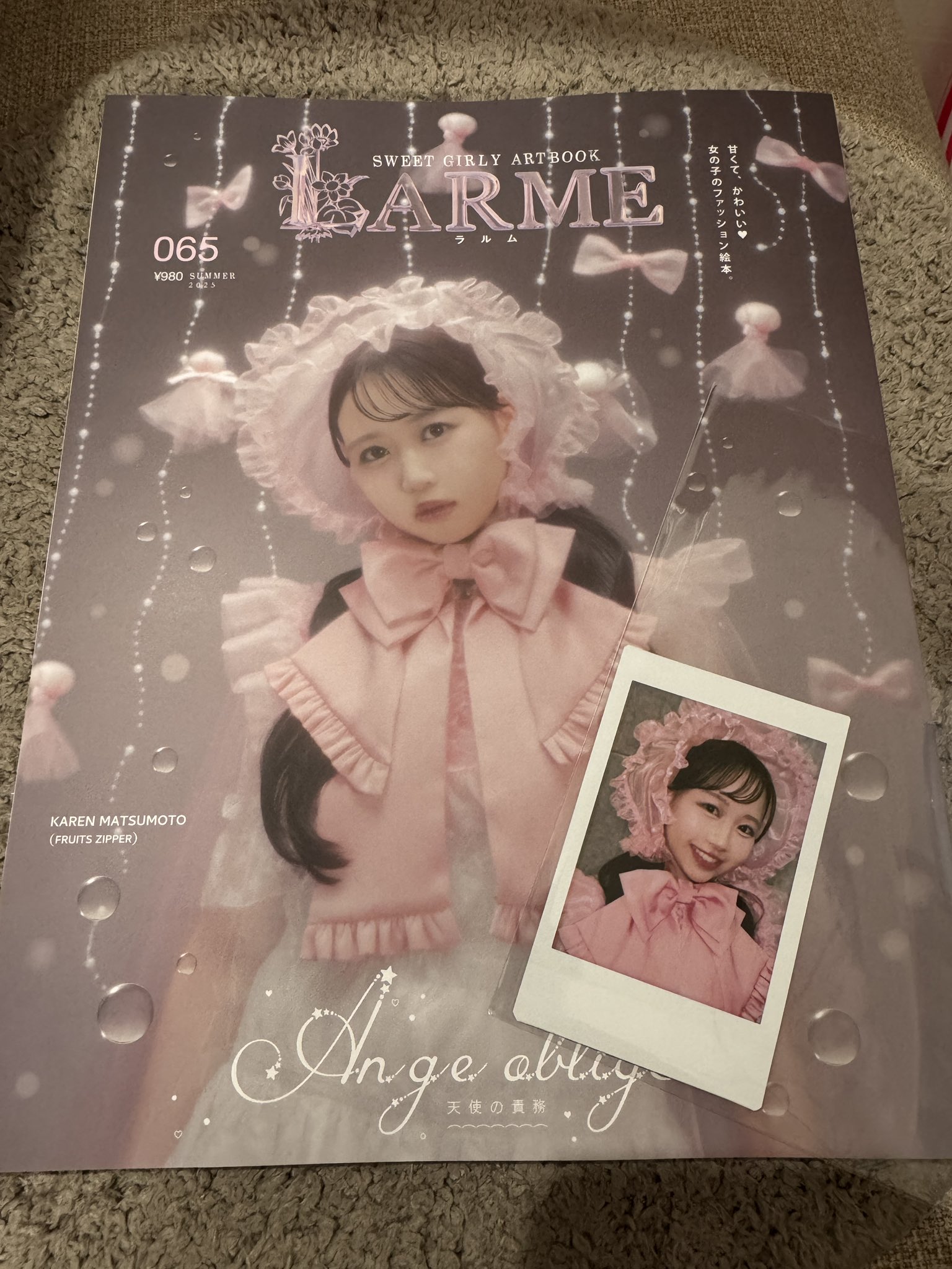 松本かれん LARME 特別衣装 ポストカード チェキ - メルカリ