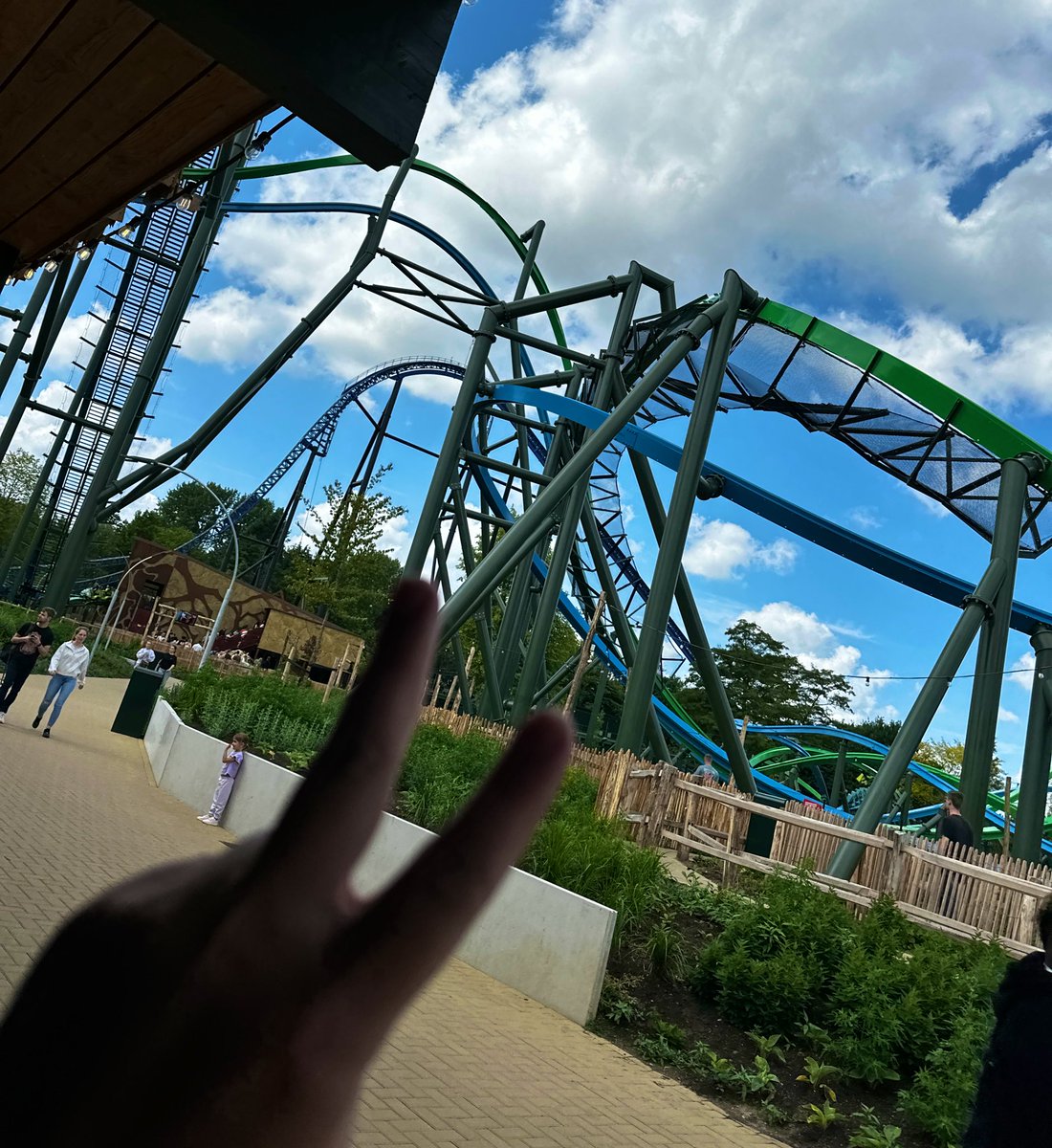Last time I was at Walibi Holland, it was for their brand new RMC. You’ll never guess what I came back for