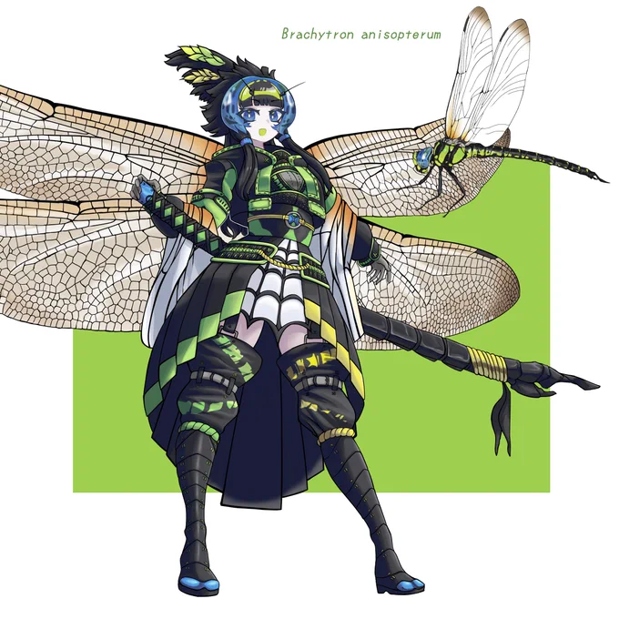 黄昏ヤンマ御三家擬人化できたー!