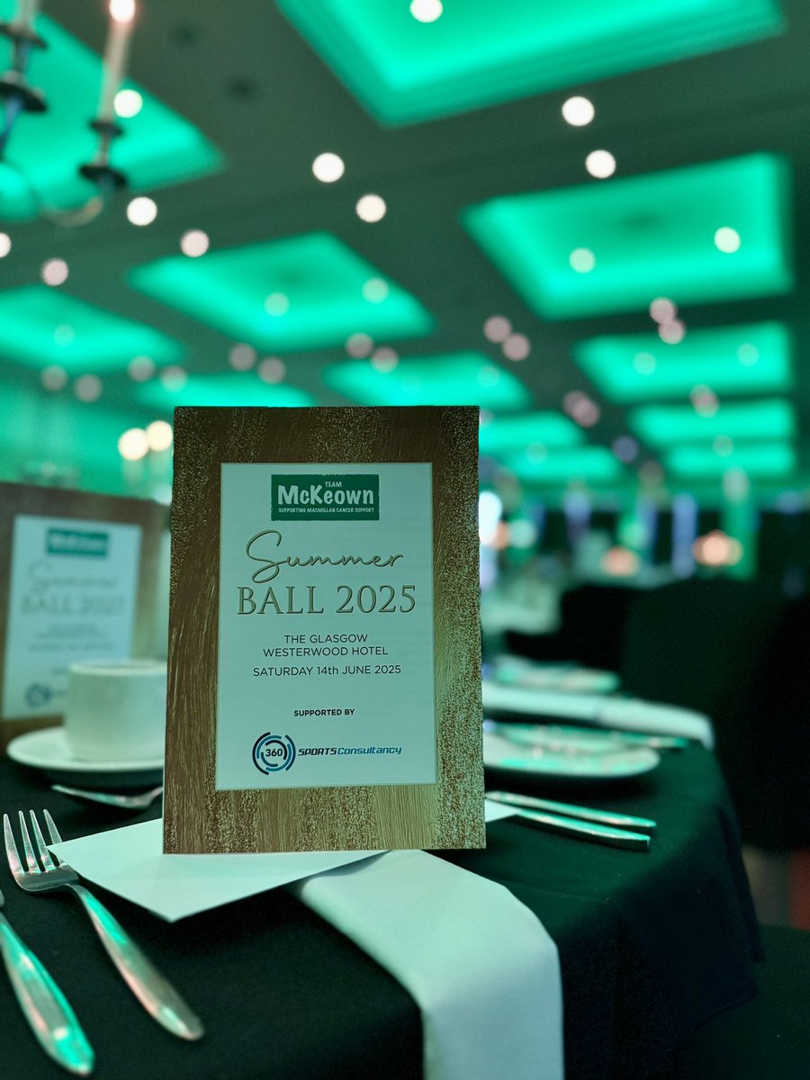 Another great night at Glasgow Westerwood Hotel &amp; Spa for <a href="/macmillancancer/">Macmillan Cancer Support</a> 💚💚💚